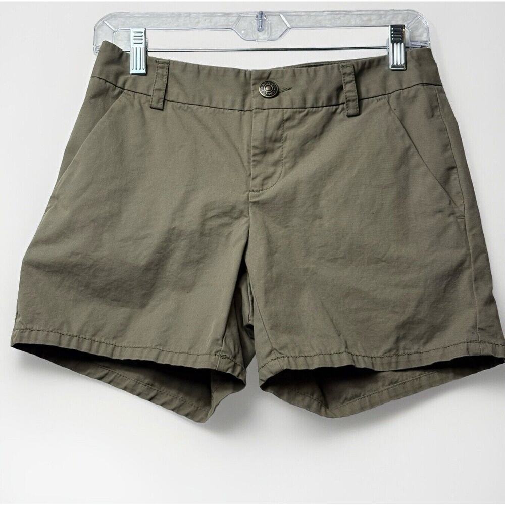 Gap Aubrey Olive Green Shorts Women's Juniors Size 1 100% Cotton EUC